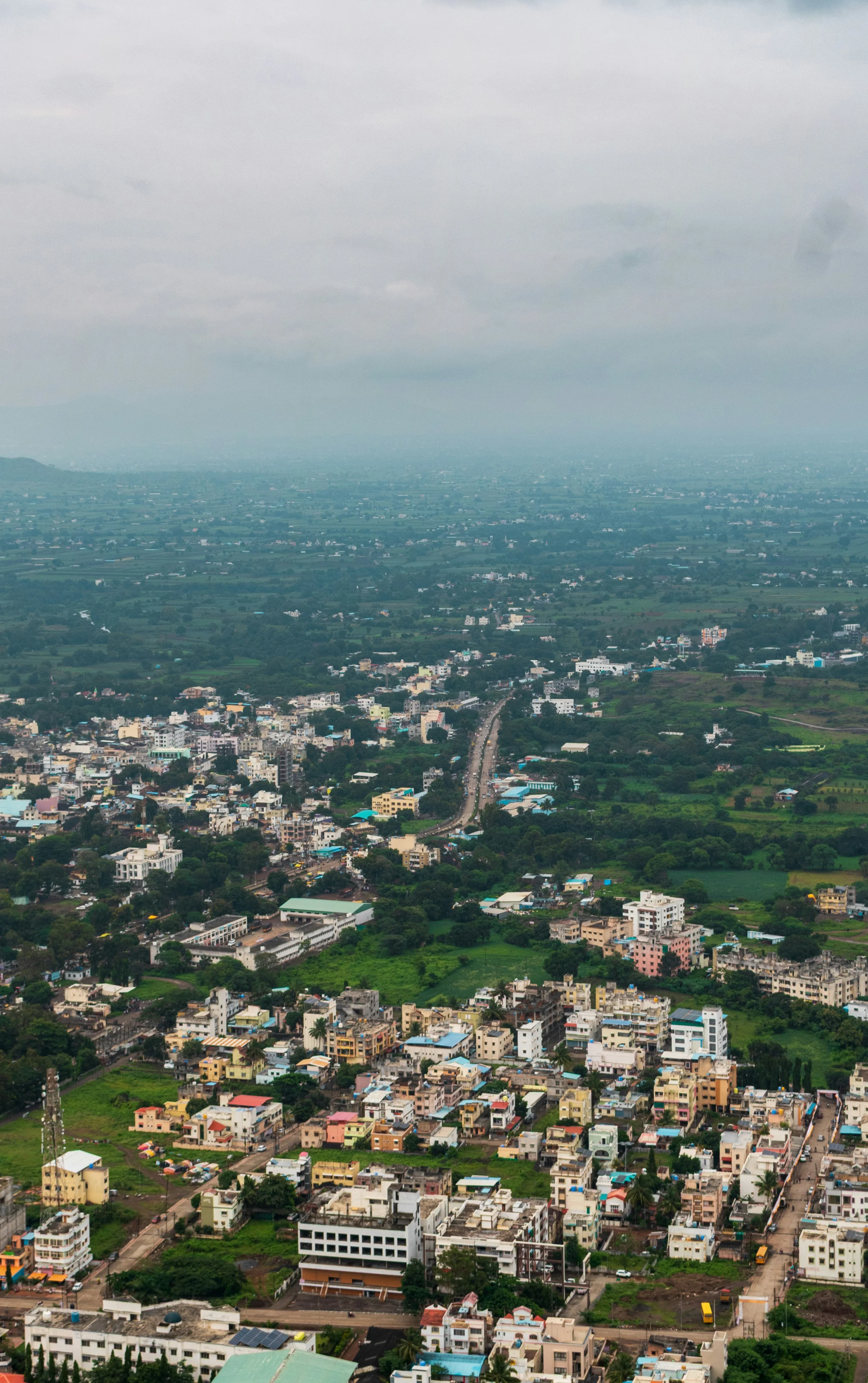 Emerging India Urban Expansion Aerial View